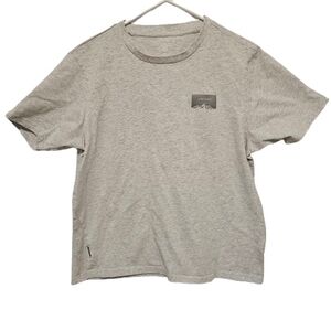 Northyard Gray Casual 100% Cotton Men's T-Shirt Size Large